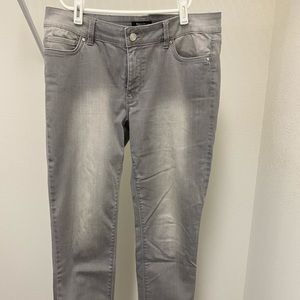 WHBM Silver Grey Skimmer Jeans